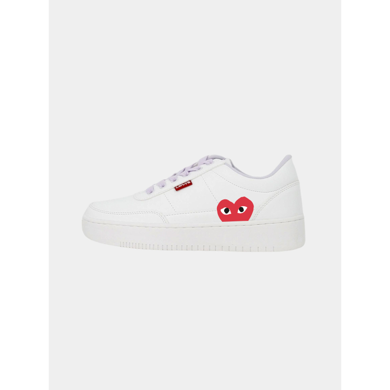 Baskets new union 2.0 coeur blanc violet femme - Levi's