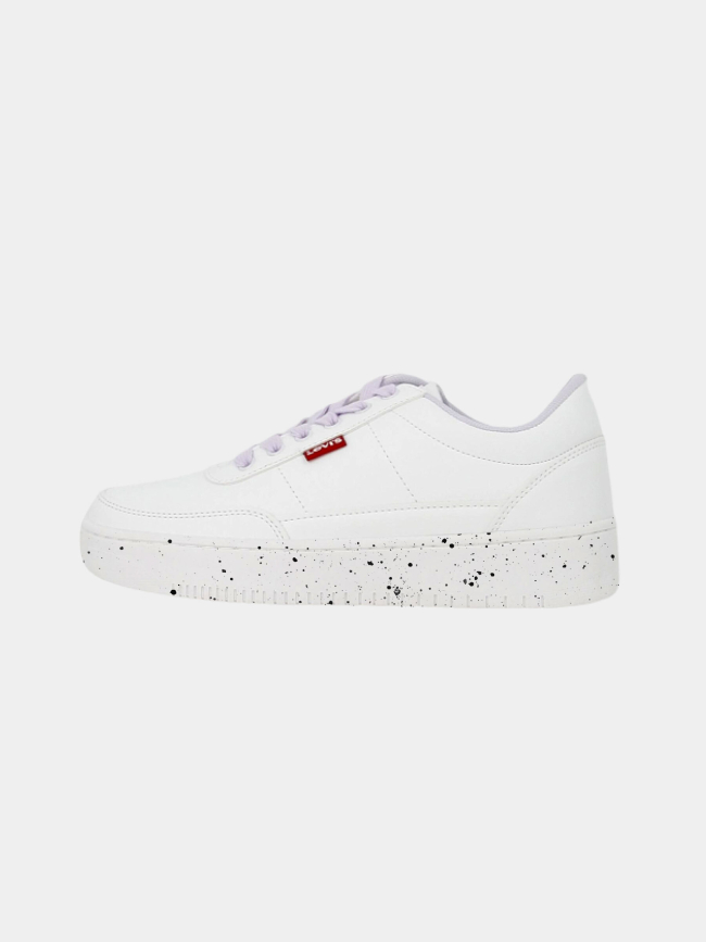 Baskets new union 2.0 paint splatter blanc violet femme - Levi's