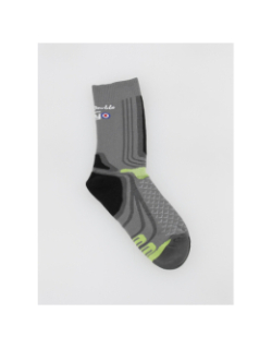 Chaussettes de randonnée la double éco trek gris - Thyo