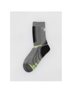 Chaussettes de randonnée la double éco trek gris - Thyo