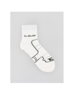 Chaussettes de randonnée la double club blanc - Thyo