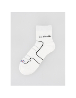 Chaussettes de randonnée la double club blanc - Thyo