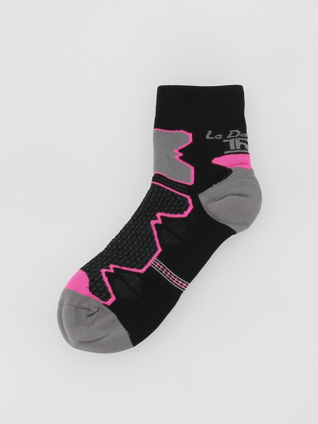 Chaussettes de randonnée double trek noir - Thyo