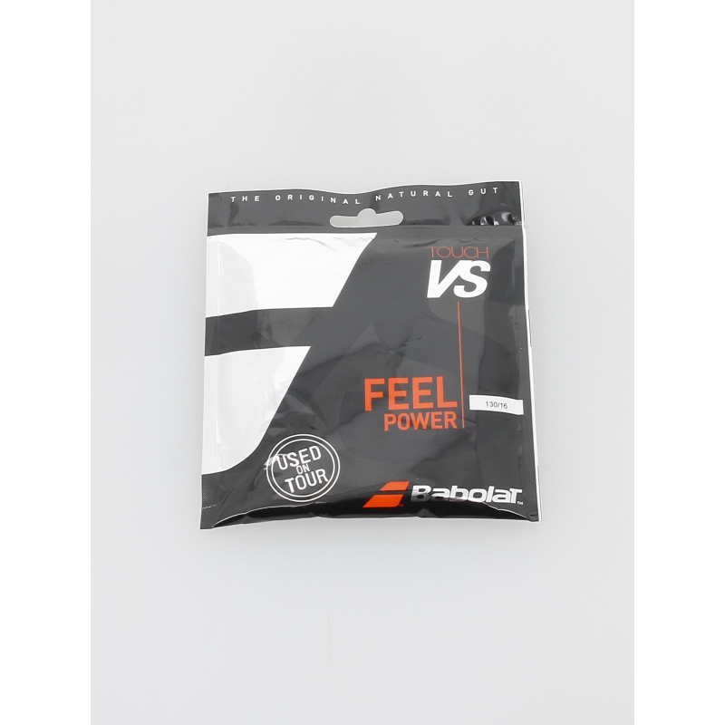 Cordage de tennis touch vs feel power boyau naturel - Babolat