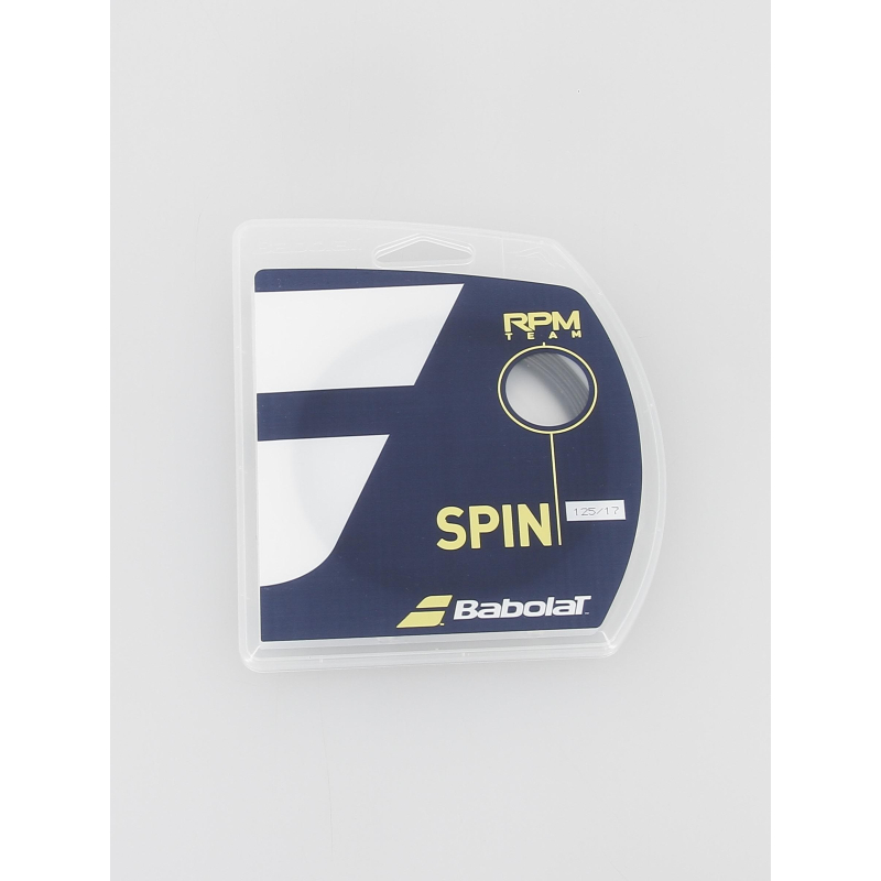 Cordage de tennis rpm team spin monofilament noir - Babolat