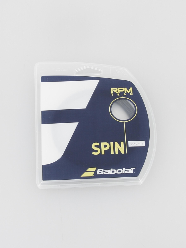 Cordage de tennis rpm team spin monofilament noir - Babolat