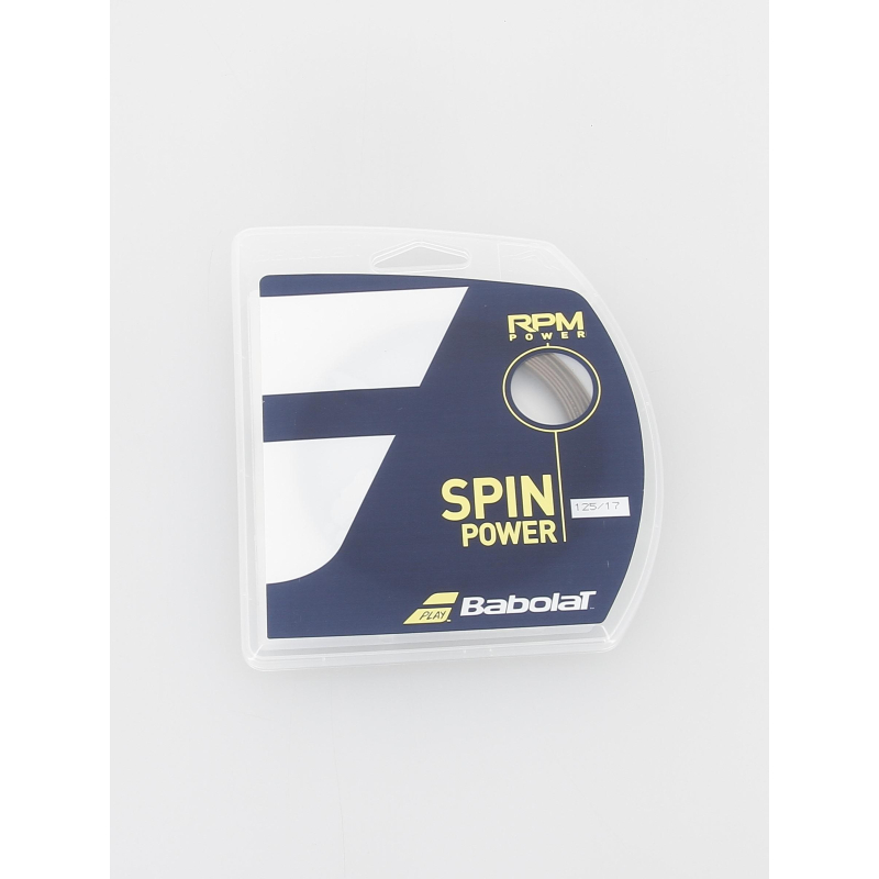 Cordage de tennis rpm power spin monofilament marron - Babolat