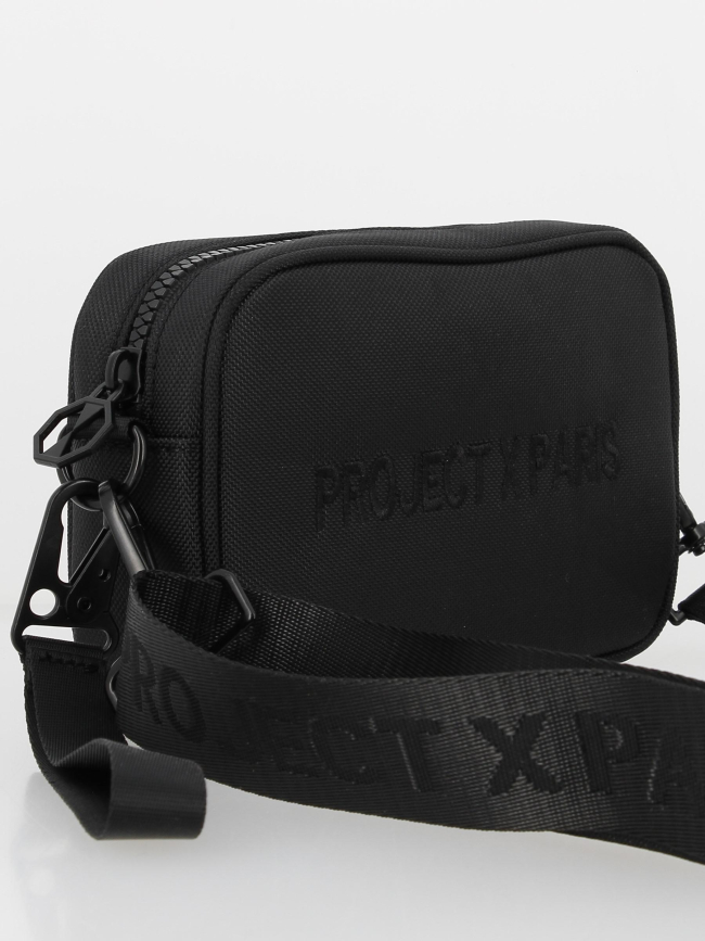 Sacoche bandoulière tissu noir - Project X Paris