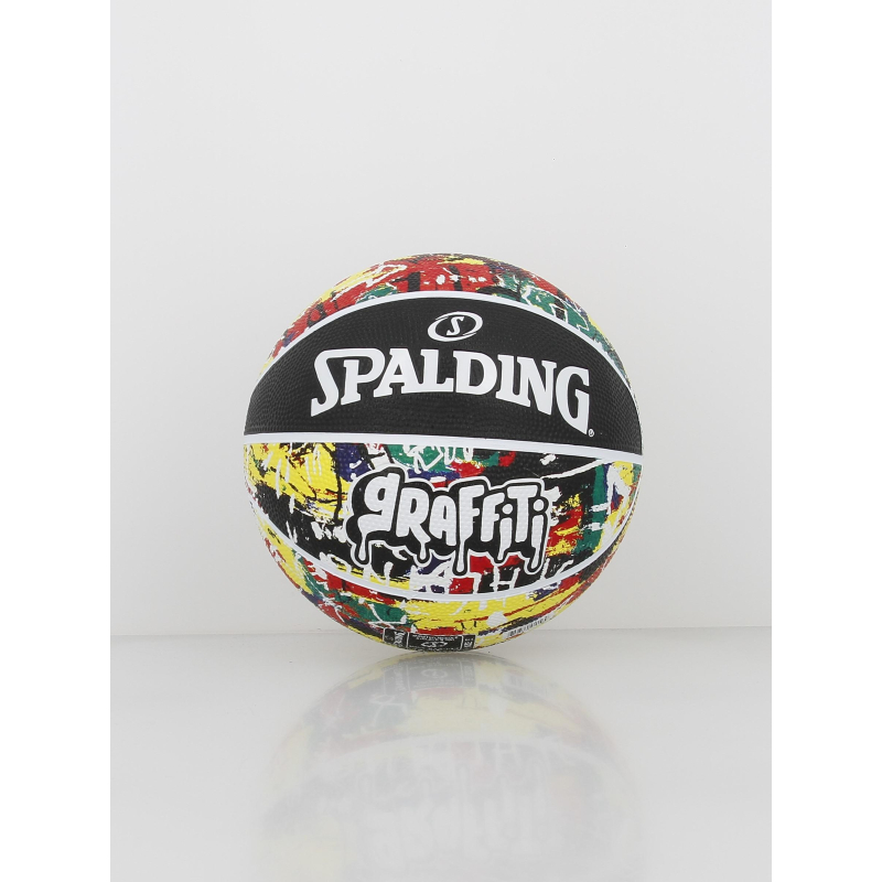 Ballon de basketball graffiti sz5 multicolore - Spalding