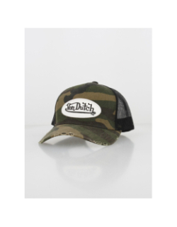 Casquette baseball trucker camouflage kaki - Von Dutch