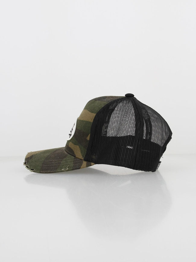 Casquette baseball trucker camouflage kaki - Von Dutch