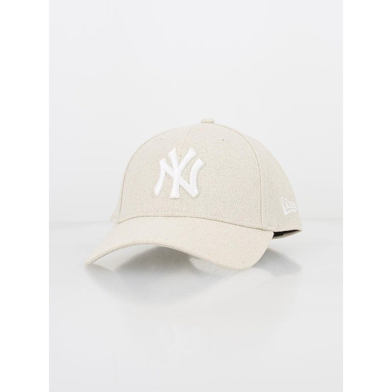 Casquette en lin 9forty beige - New Era