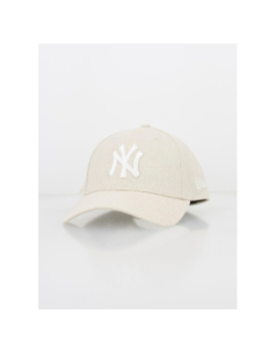 Casquette en lin 9forty beige - New Era