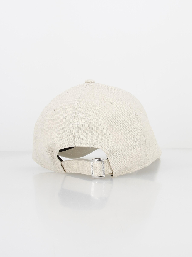 Casquette en lin 9forty beige - New Era