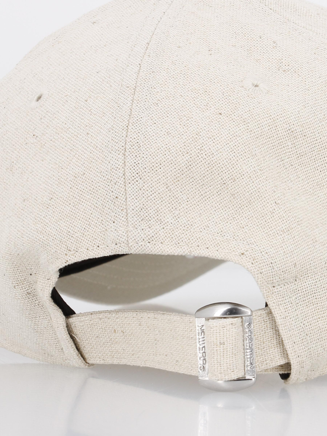 Casquette en lin 9forty beige - New Era