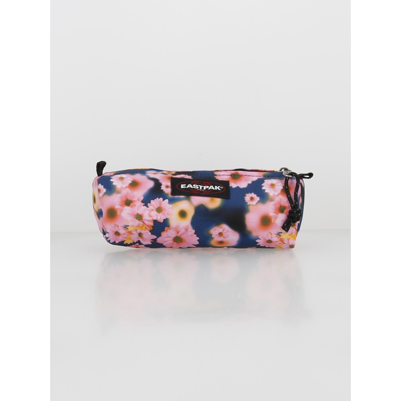 Trousse benchmark à fleurs soft rose - Eastpak