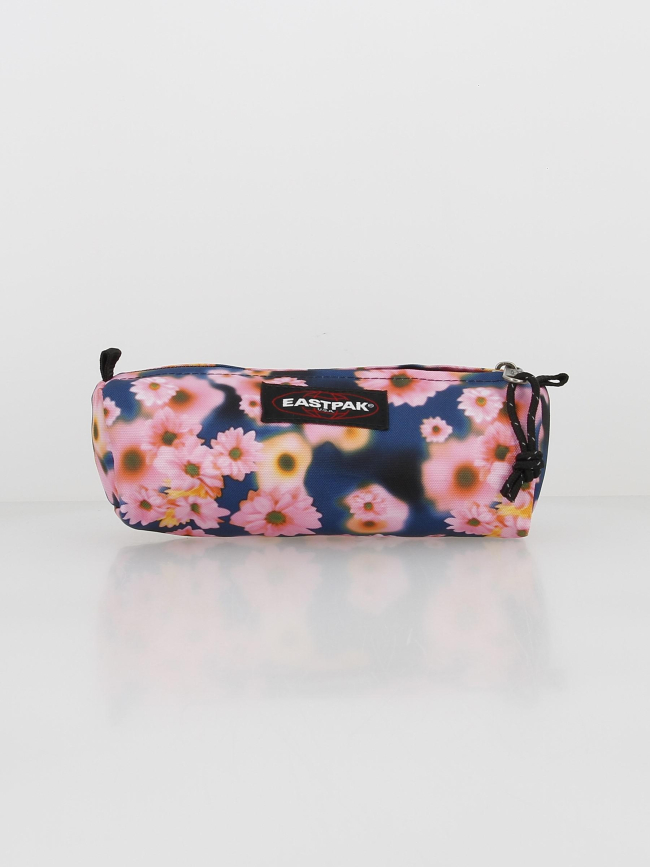 Trousse benchmark à fleurs soft rose - Eastpak