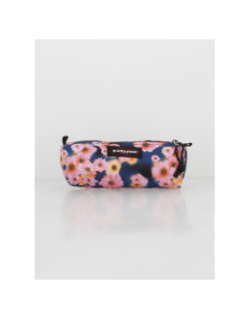 Trousse benchmark à fleurs soft rose - Eastpak