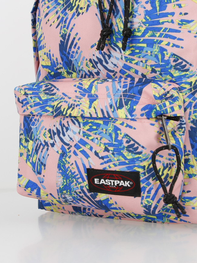 Sac à dos Eastpak mini orbit feuillage brize filter rose