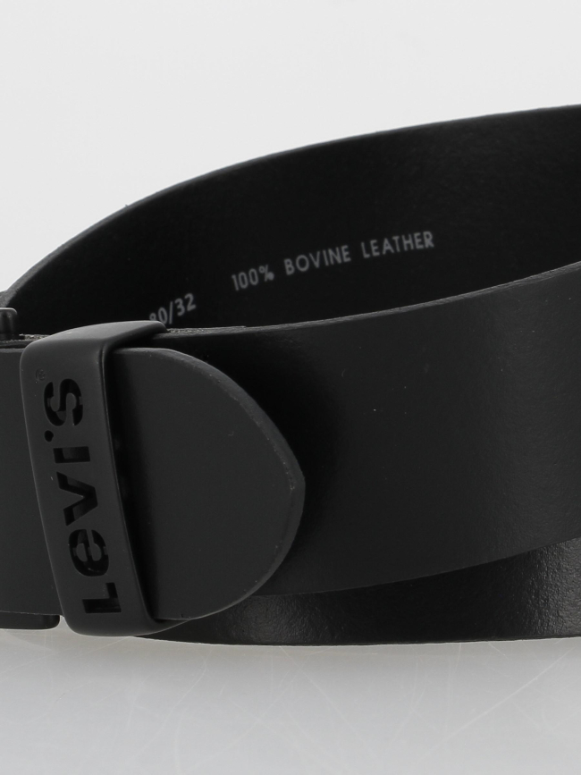 Ceinture en cuir ashland metal noir - Levi's