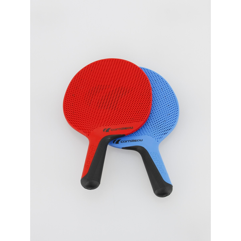 Raquettes tennis de table softbat duo bleu rouge - Cornilleau