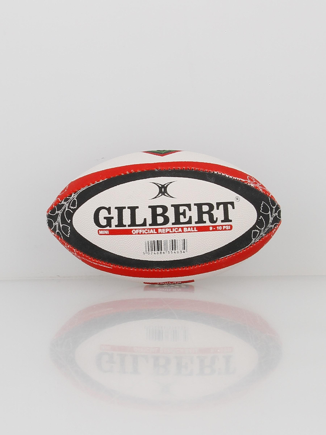 Ballon de rugby mini replica toulon blanc - Gilbert