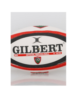 Ballon de rugby mini replica toulon blanc - Gilbert