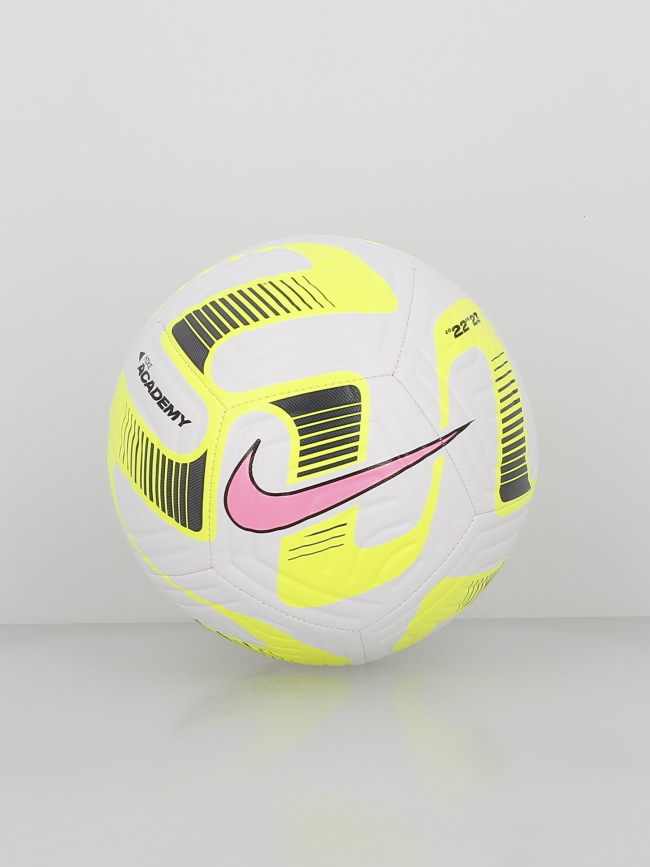 Ballon de football academy 22 blanc jaune fluo - Nike