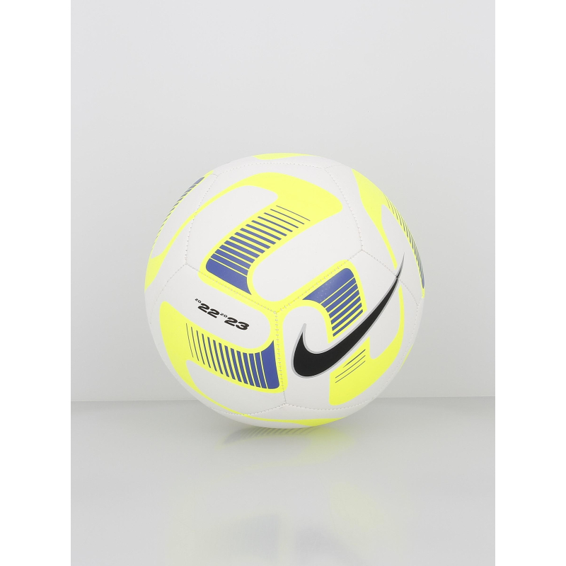 Ballon de football pitch fa22 blanc jaune fluo - Nike