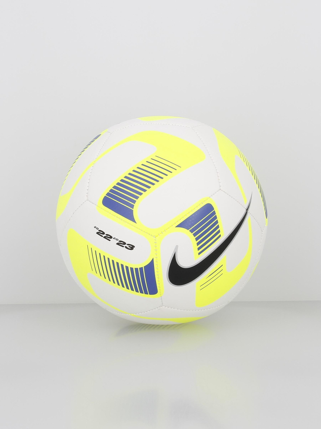 Ballon de football pitch fa22 blanc jaune fluo - Nike