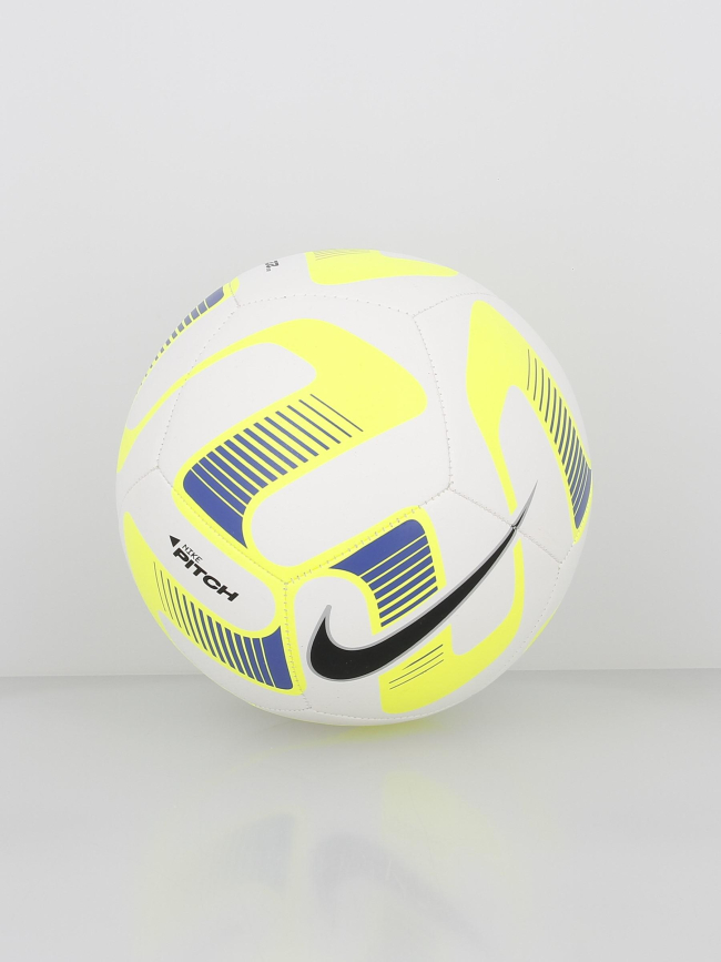 Ballon de football pitch fa22 blanc jaune fluo - Nike