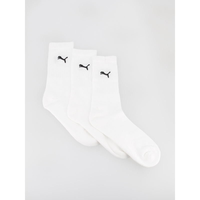 Chaussettes sport 3 paires blanc homme - Puma