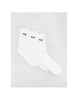 Chaussettes sport 3 paires blanc homme - Puma