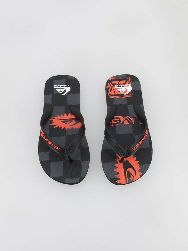 Tongs java youth retroquik noir orange enfant - Quiksilver