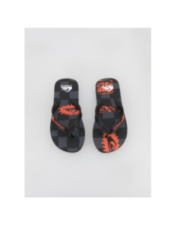 Tongs java youth retroquik noir orange enfant - Quiksilver