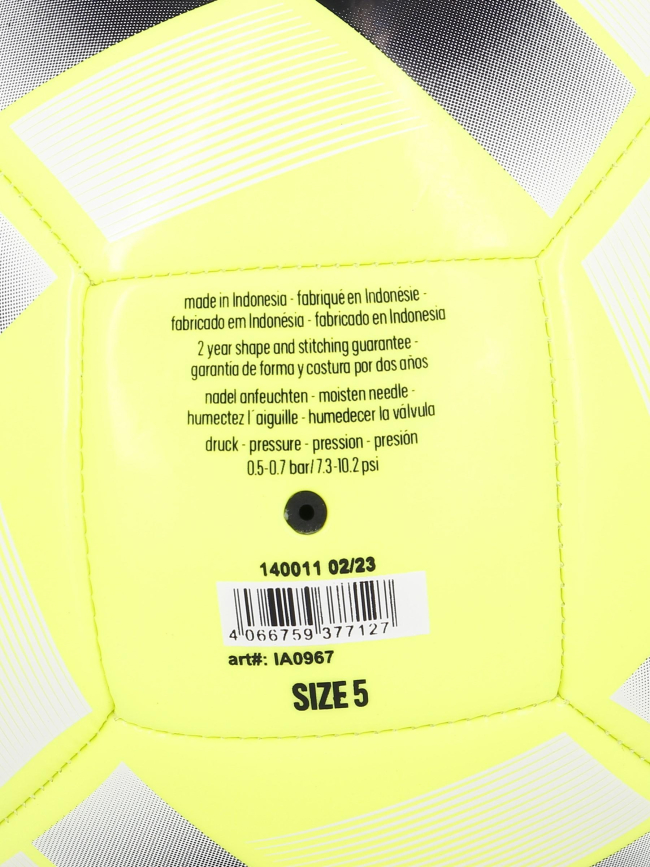 Ballon de football starlancer plus fluo - Adidas