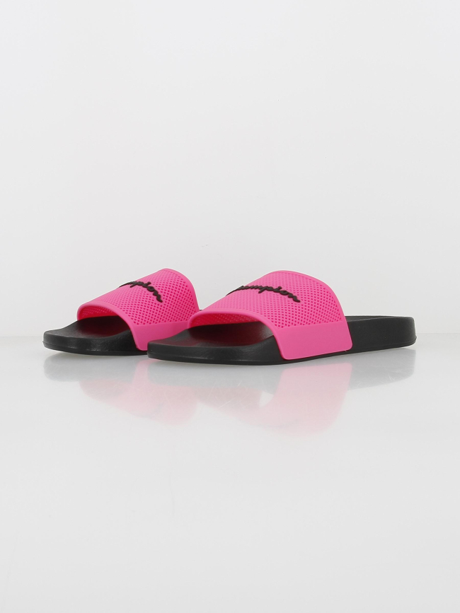 Claquettes slide daytona rose noir femme - Champion