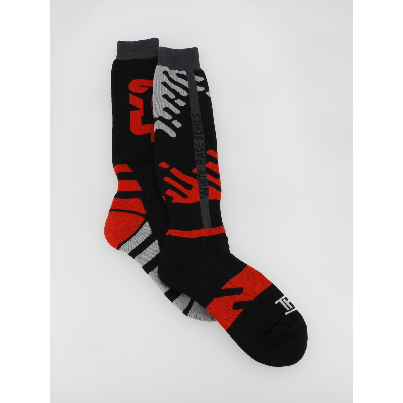 Chaussettes de neige mi-bas Mountain rouge - Thyo