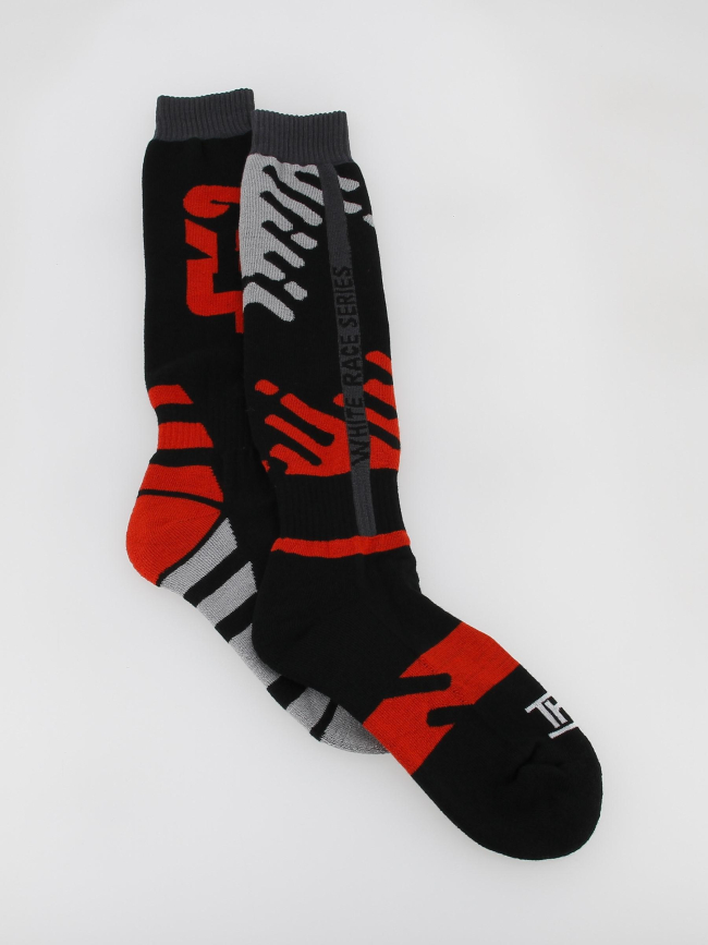 Chaussettes de neige mi-bas Mountain rouge - Thyo