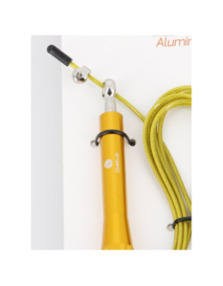 Corde à sauter aluminium jaune - Sveltus