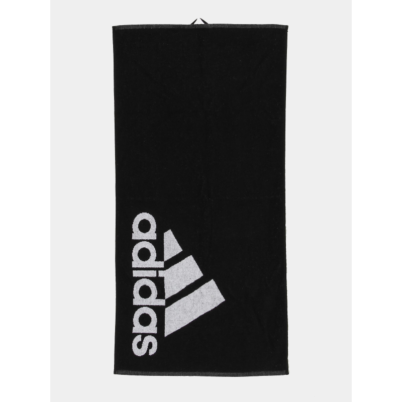 Serviette de bain small logo blanc noir - Adidas