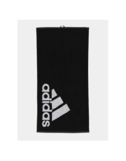 Serviette de bain small logo blanc noir - Adidas