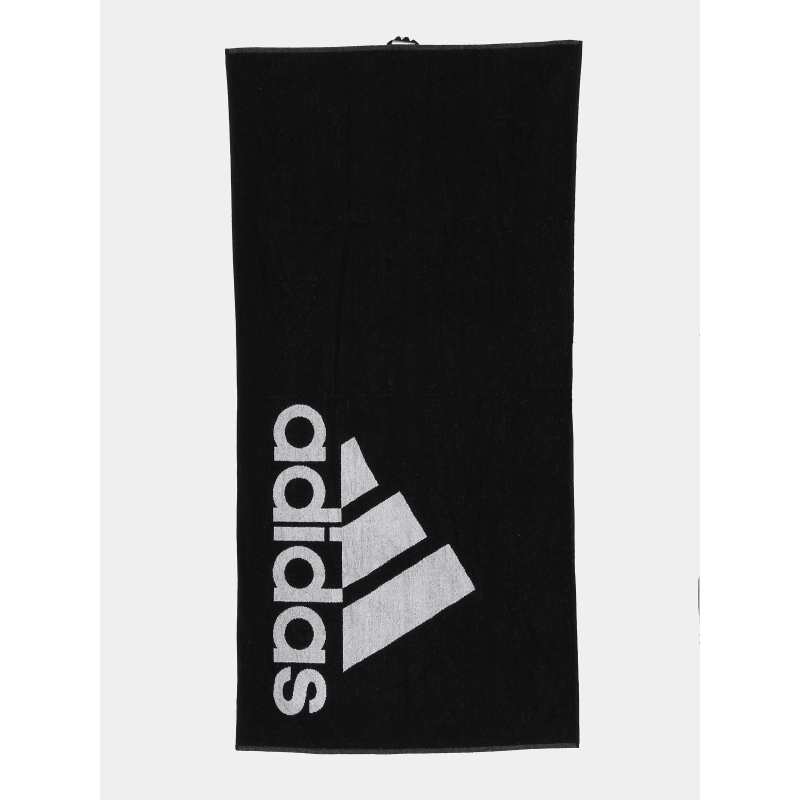 Serviette de bain large logo noir blanc - Adidas