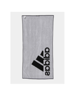 Serviette de bain large logo noir blanc - Adidas