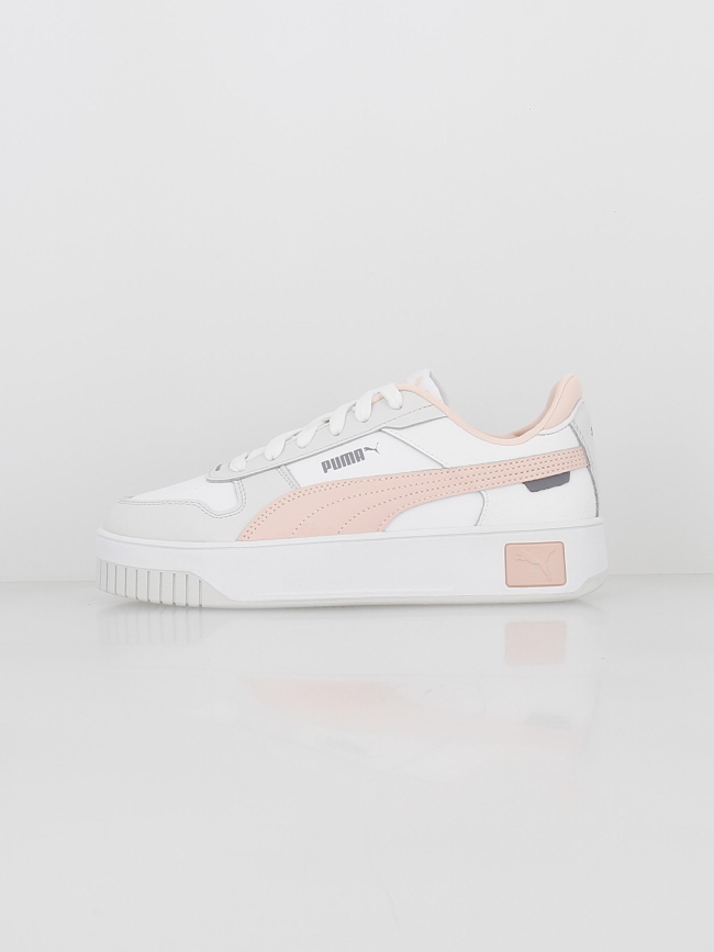 Baskets basses carina street rose blanc femme - Puma