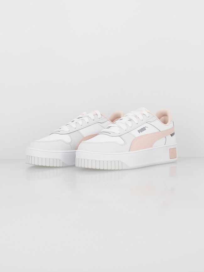 Baskets basses carina street rose blanc femme - Puma