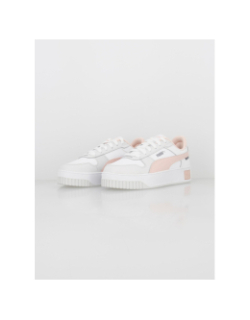 Baskets basses carina street rose blanc femme - Puma