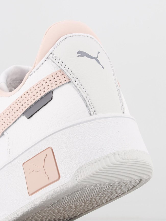 Baskets basses carina street rose blanc femme - Puma