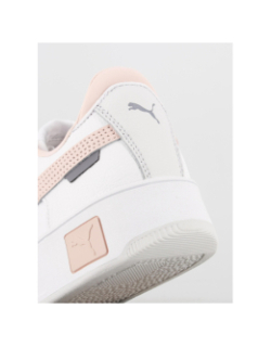 Baskets basses carina street rose blanc femme - Puma