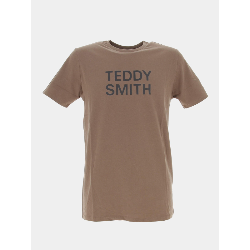 T-shirt ticlass marron homme - Teddy Smith